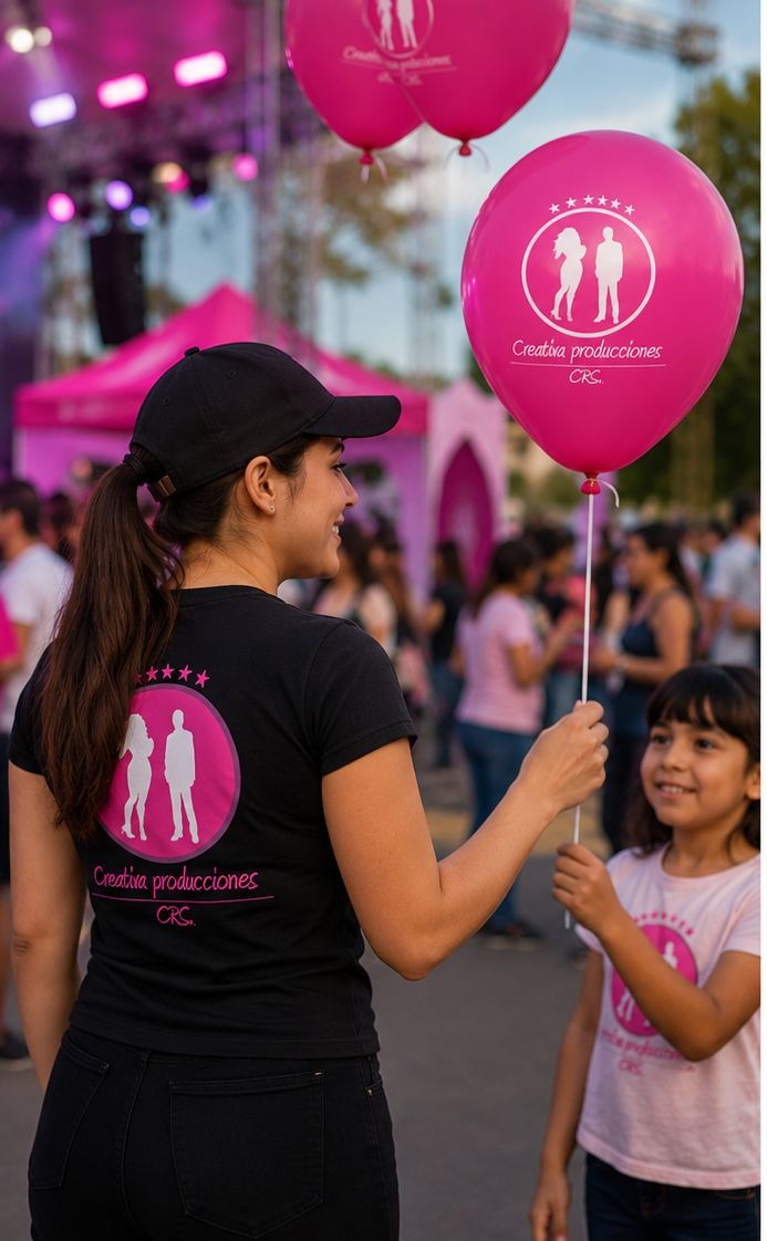 Activación con globos de marca